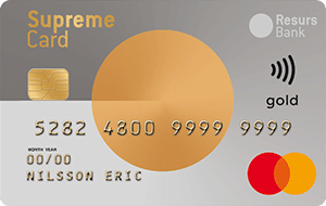 Supreme Card Gold kreditkort