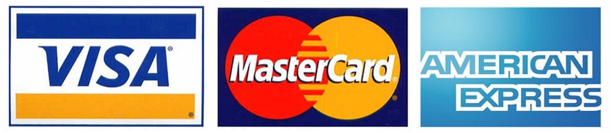visa - mastercard och american express