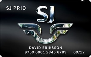 SJ Prio Mastercard svart